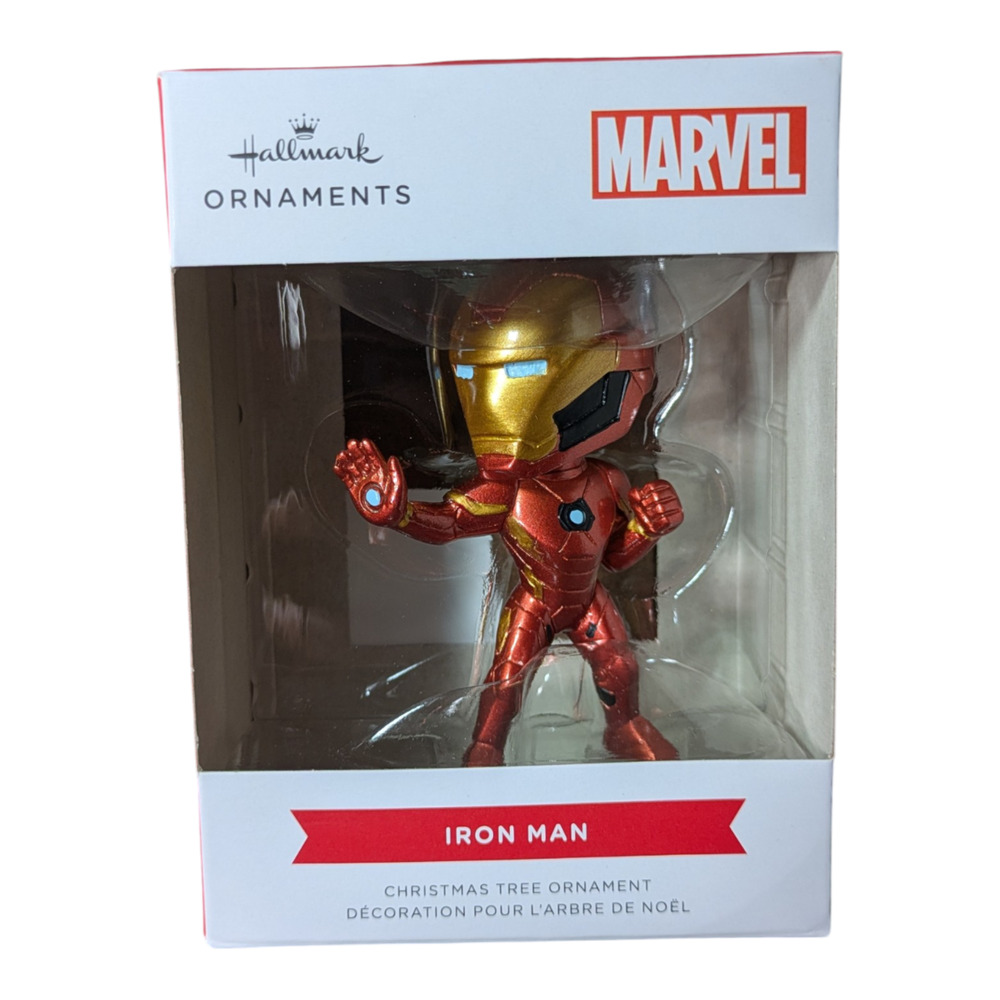 Hallmark Marvel Iron Man Stylized Christmas Tree Ornament NIB